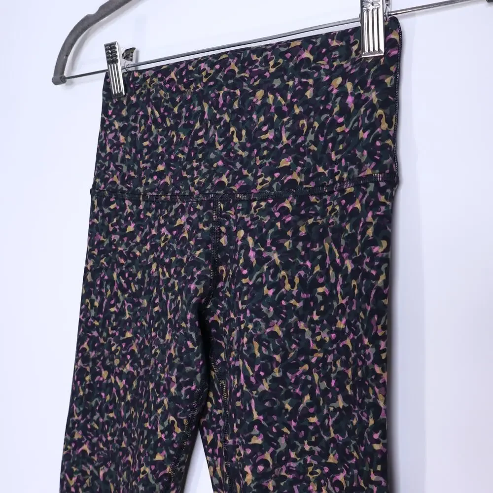 LULULEMON Wunder Train High-Rise Tight Micro Pink Print Active Legging Women's 4